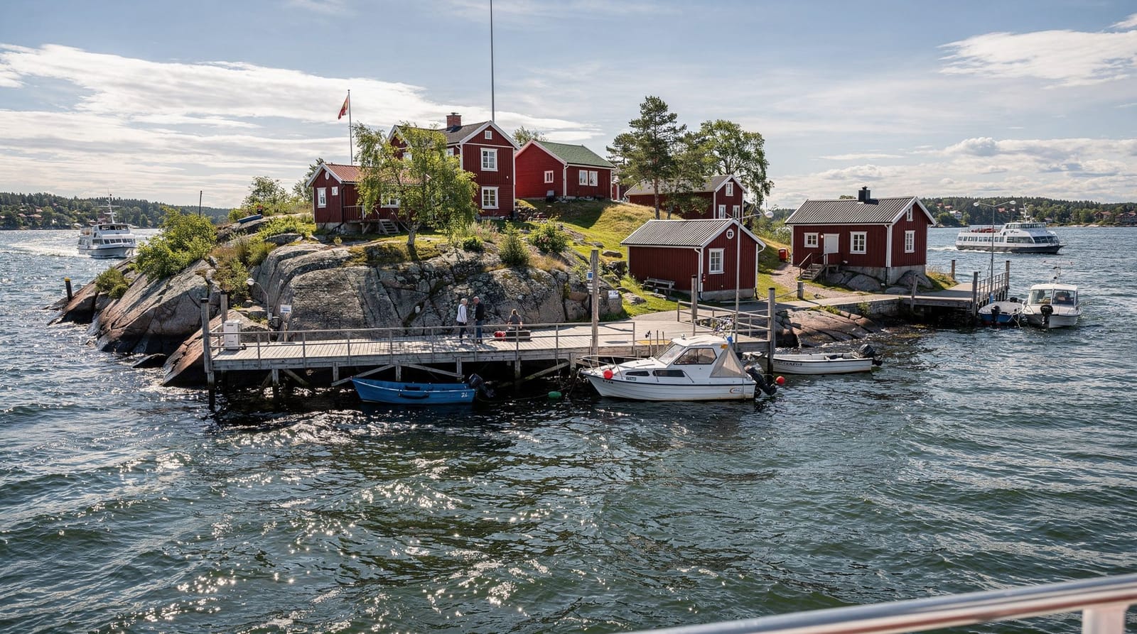 Fjäderholmarna: the closest archipelago island, Scotland
