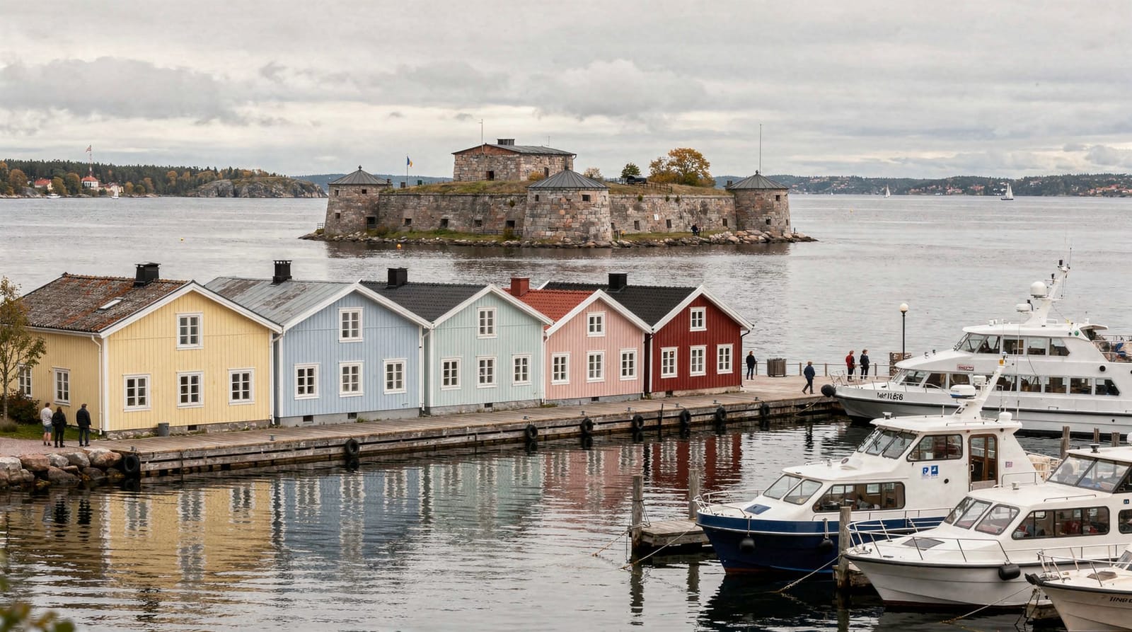 Stockholm: Vaxholm archipelago guided excursion & day trip