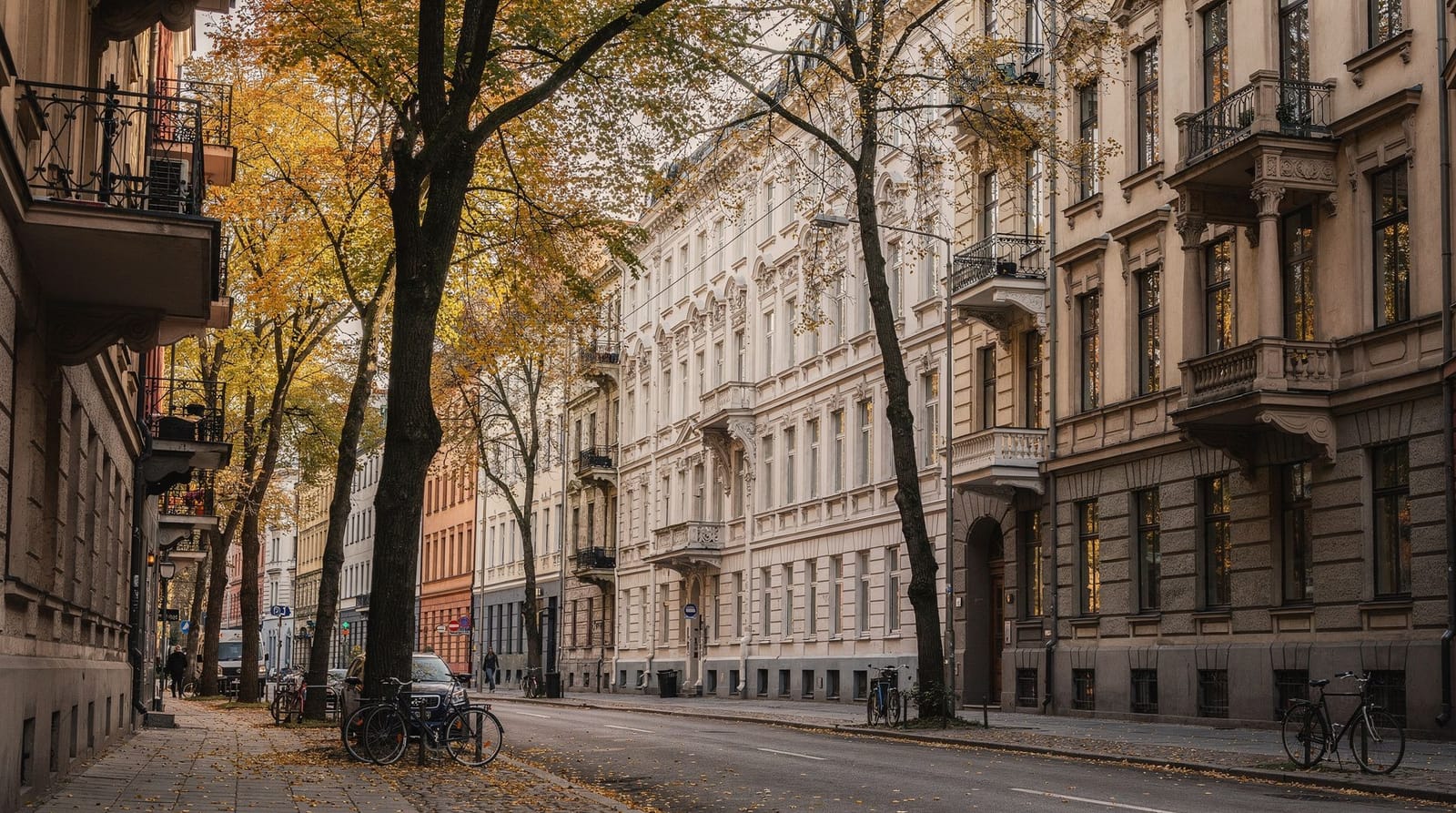 Östermalm neighborhood deep dive: Stockholm's upscale east side — Östermalm guide: Saluhallen food market, Strandvägen boulevard with moored boats