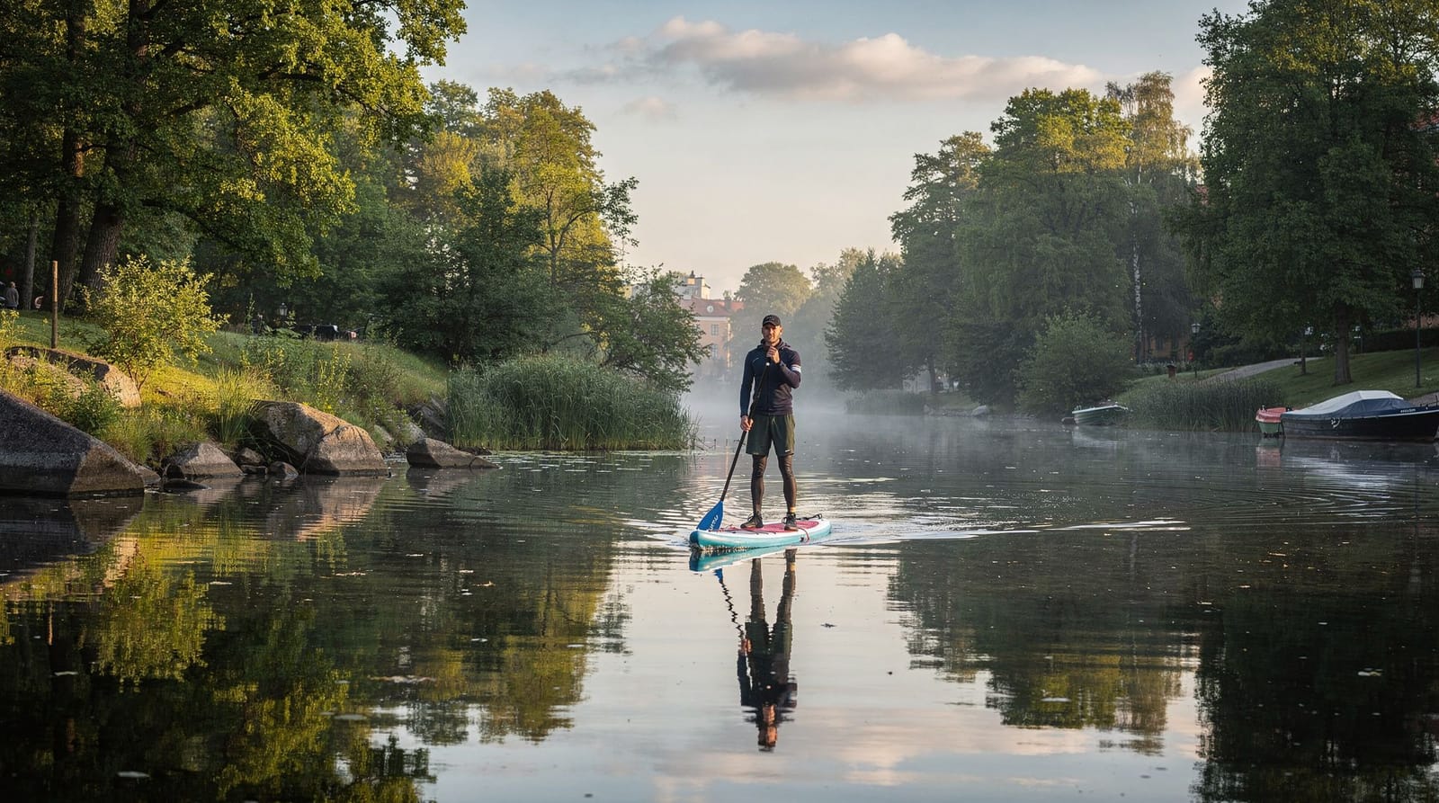SUP in Stockholm: stand-up paddleboarding routes and rentals — Complete SUP guide for Stockholm: Djurgårdsbrunn lessons from 425 SEK, self-guid